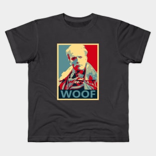 Lord Flashheart 'Woof' design Kids T-Shirt